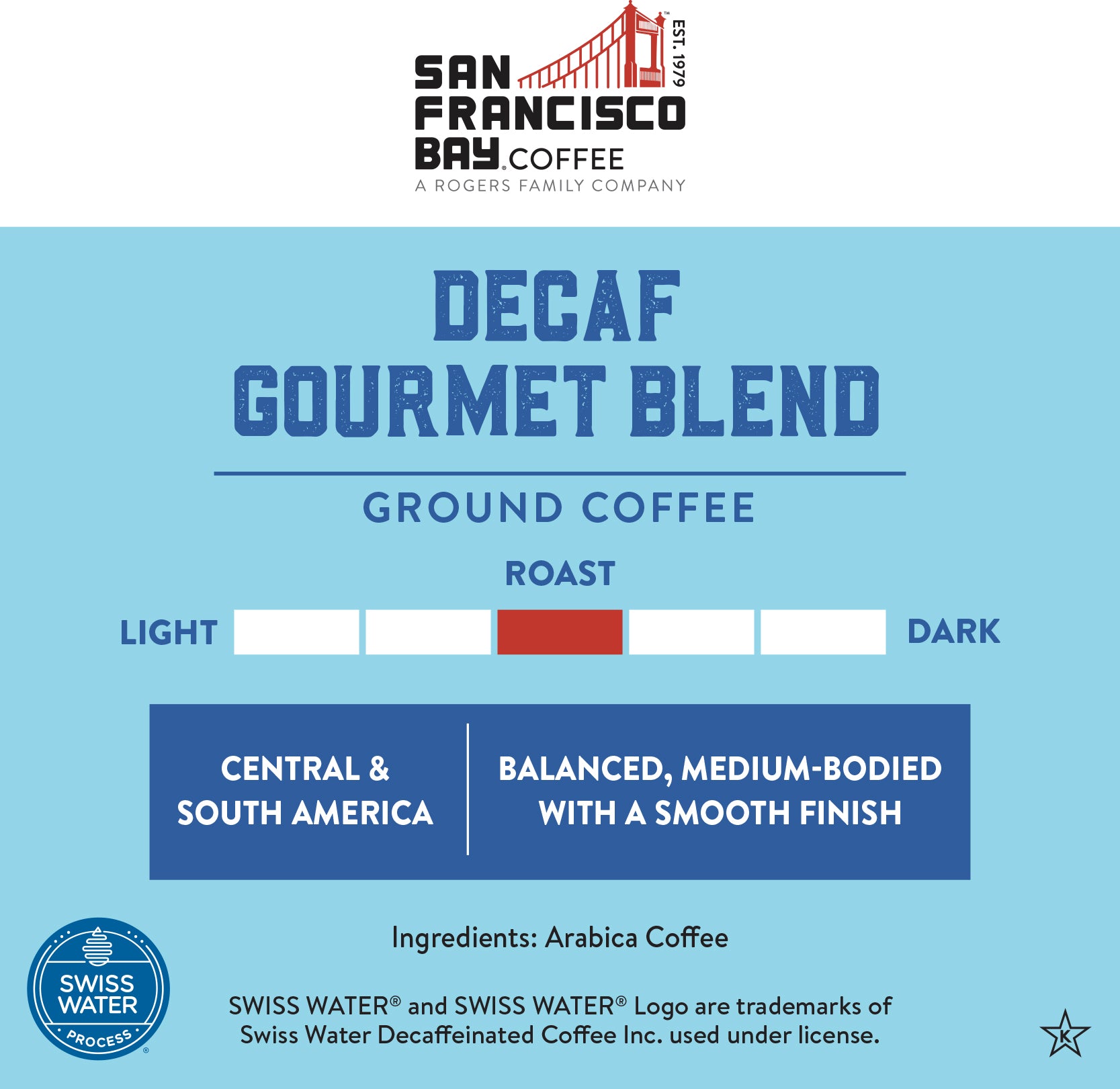 Decaf Gourmet Blend Ground Coffee