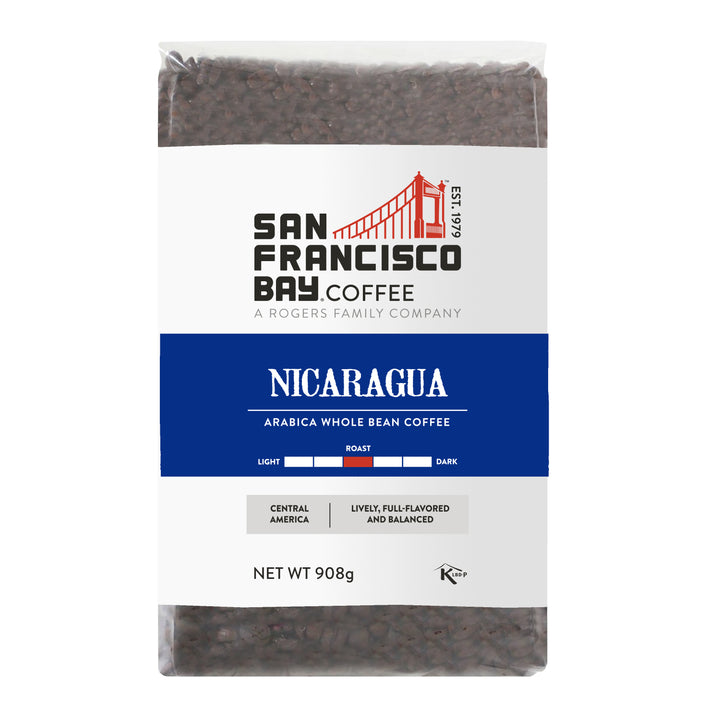 Nicaragua Arabica Whole Bean Coffee 908g